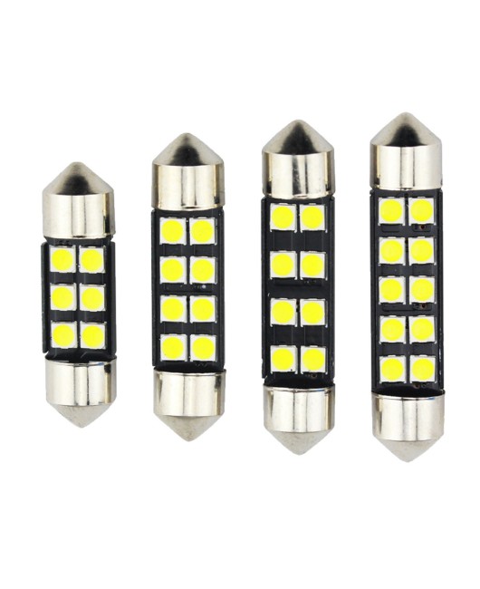 DXZ CANBUS 3030 decoding double pointed light 31MM 36MM 39MM 41MM LED roof reading light