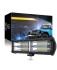 DXZ car LED strip light 9-inch 48 light 144W three mesh double row work light engineering modification floodlight
