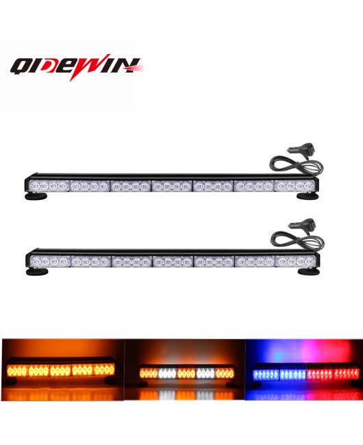 Car LED warning light, roof strip, red and blue flashing warning light, high brightness flashing top light, cross-border exclusive