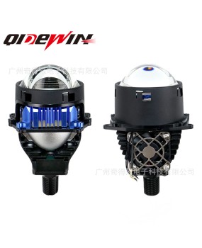 Factory wholesale G12 dual lamp cup car LED headlights, laser lens, high and low beam integrated LED lights, modified headlights